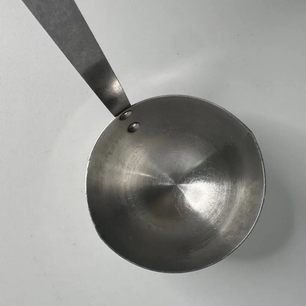Vintage Royal Brand Sharpcutter Stainless Steel Ladle Black Handle USA
